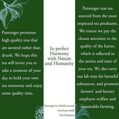Organic Japanese Genmaicha | 100 Tea Bags | Organic Japanese Green Tea + Roasted Brown Rice | by Pantenger.