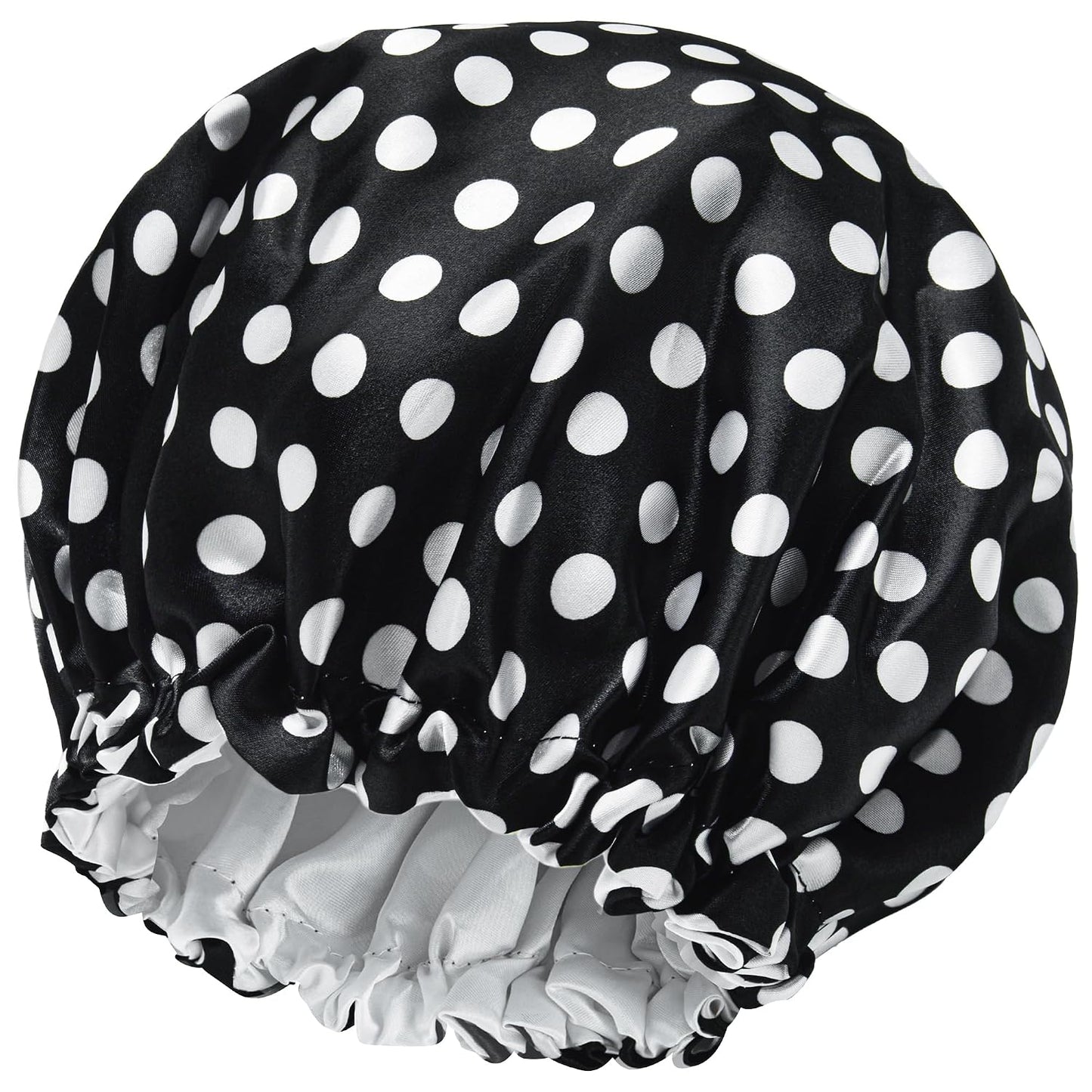 Satin Bonnet Silk Bonnet Hair Bonnet for Sleeping-Slouchy Beanie Hat Satin Sleep Cap for Women's Natural & Curly Hair(Blue Zircon)