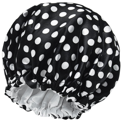 Satin Bonnet Silk Bonnet Hair Bonnet for Sleeping-Slouchy Beanie Hat Satin Sleep Cap for Women's Natural & Curly Hair(Blue Zircon)