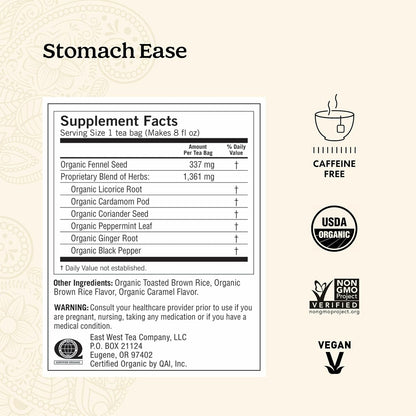 Yogi Stomach Ease Tea, 16 Tea Bags (4 Pack)