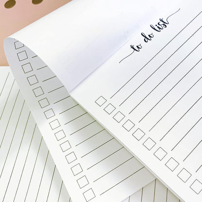 321Done To Do List Notepad, 5.5x8.5 Inches, 50 Sheets, College Ruled