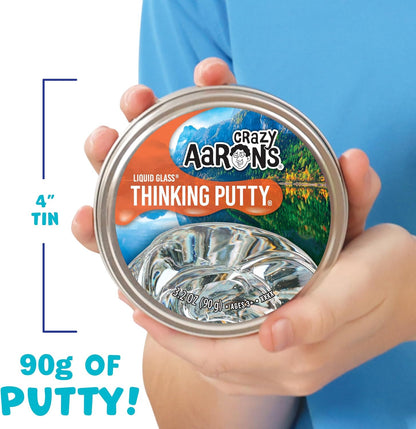 Crazy Aaron's Thinking Putty® - Brown Sugar Boba - Sensory Putty for Kids and Grown ups in a 4" Tin - Creative and Endless Fun, Stress Relief Therapy Toys, Never Dries Out - Made in USA