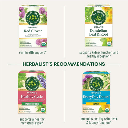Traditional Medicinals Organic EveryDay Detox Schisandra Berry, 16 Tea Bags