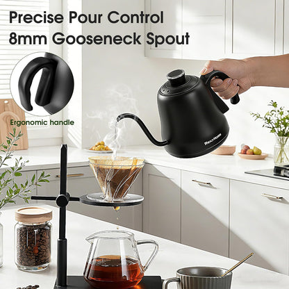 Gooseneck Electric Kettle Temperature Control: 316L Stainless Steel Inner