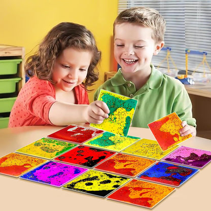 Onyoloy Sensory Soft Gel Liquid Toys - Hexagon Sensory Motion Fidget