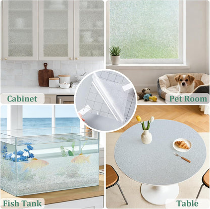 Coavas Blackout Window Privacy Film, Geometric Pattern, 11.8" x 78.7"