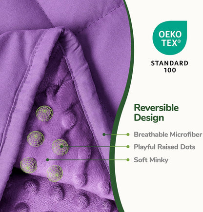 Sivio Weighted Lap Blanket, Weighted Blankets,Soft and Cozy Cooling Heavy Blanket, Calm and Nap, School and Home,2lbs 20 x 30inches, Grey