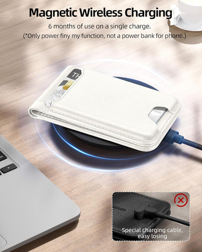 ExtreLife for Magsafe Wallet, Works with Apple Find My, 6 Cards Holder