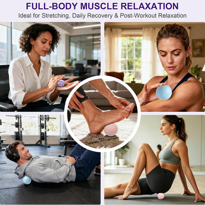 HODEMI Peanut Massage Ball Set, 3 Pack Peanut Roller, Textured Massage Ball & Trigger Point Ball for Deep Tissue Massage and Myofascial Release for Back, Neck, Hip and Foot with Mesh Bag
