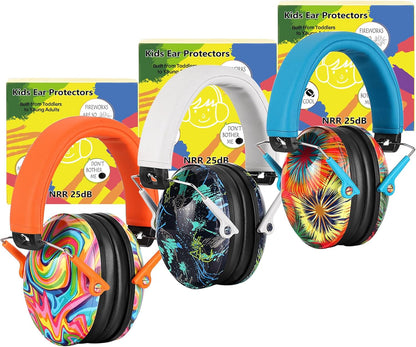 PROHEAR 032 Kids Ear Protection – Ear Muffs for Noise Reduction, 25NRR Noise Cancelling Headphones for Kids,Toddlers, Autism, Sensory Use, Hearing Protection – Orange