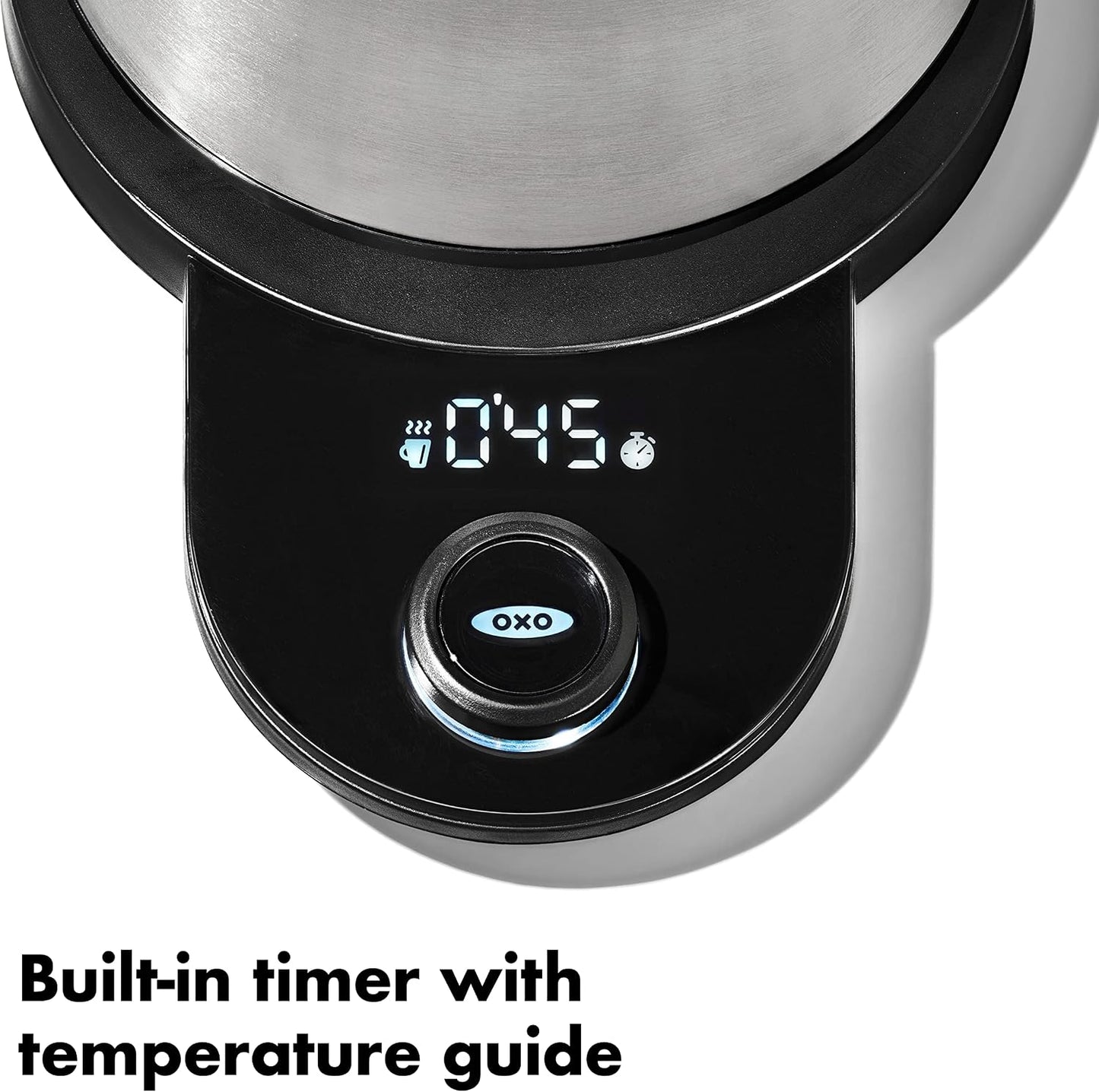 OXO Brew Pour Over Gooseneck Electric Kettle - Stainless Steel
