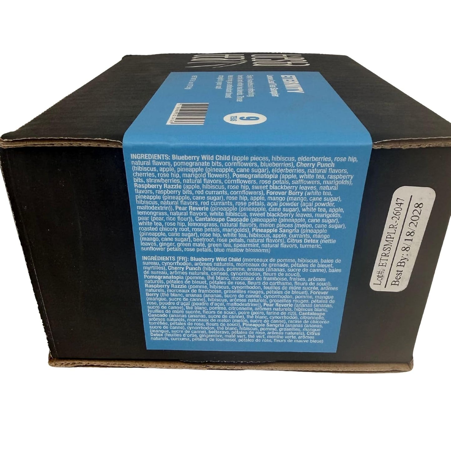 Tiesta Tea - 8 Herbal & Rooibos Sampler Dry Flight Set, Loose Leaf, No Caffeine, Makes Hot and Iced, Assorted Tea Sets with Herbal, Chai, Fruit Blends & More, 8 Resealable Sample Pouches