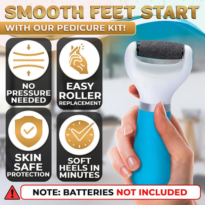 Battery Operated Foot Callus Remover for Dead Skin, Exfoliating Tool