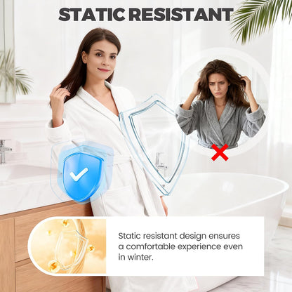 PJGGZ Towel Robe for Women – Soft Absorbent Kimono Bathrobe, Quick-Dry Spa Shower & Hotel Use