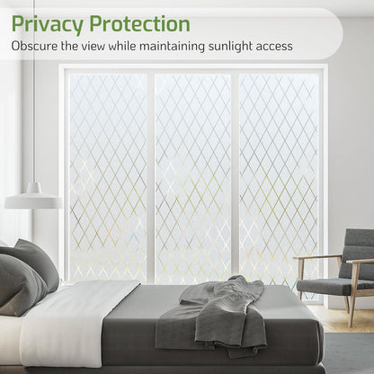 LUTE Blackout Window Film Removable Window Tint for Home Privacy Black 17.5" x 78.7", Static Cling for Inside Dark Sunlight Blockers Darkening Light Blocking for Bedroom Home Theater Garage