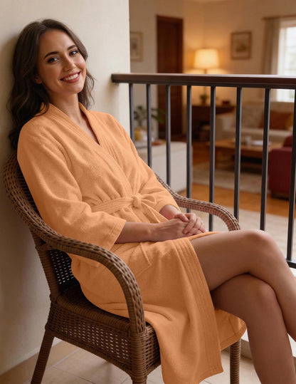 Ekouaer Towel Robe for Women Terry Cloth Robes for Women Absorbent Bathrobe