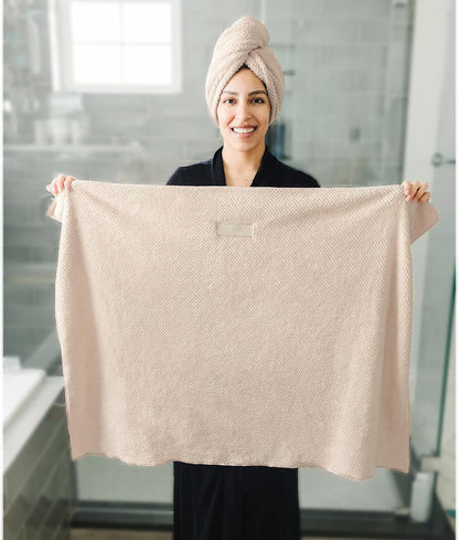 ROLSHOL 2 Packs Large Microfiber Hair Towels for Women, Super Absorbent & Quick Dry Hair Towel Wrap for Curly Hair Long & Short Hair- Anti-Frizz Hair Turbans for Wet Hair - 27.5''*39.4''