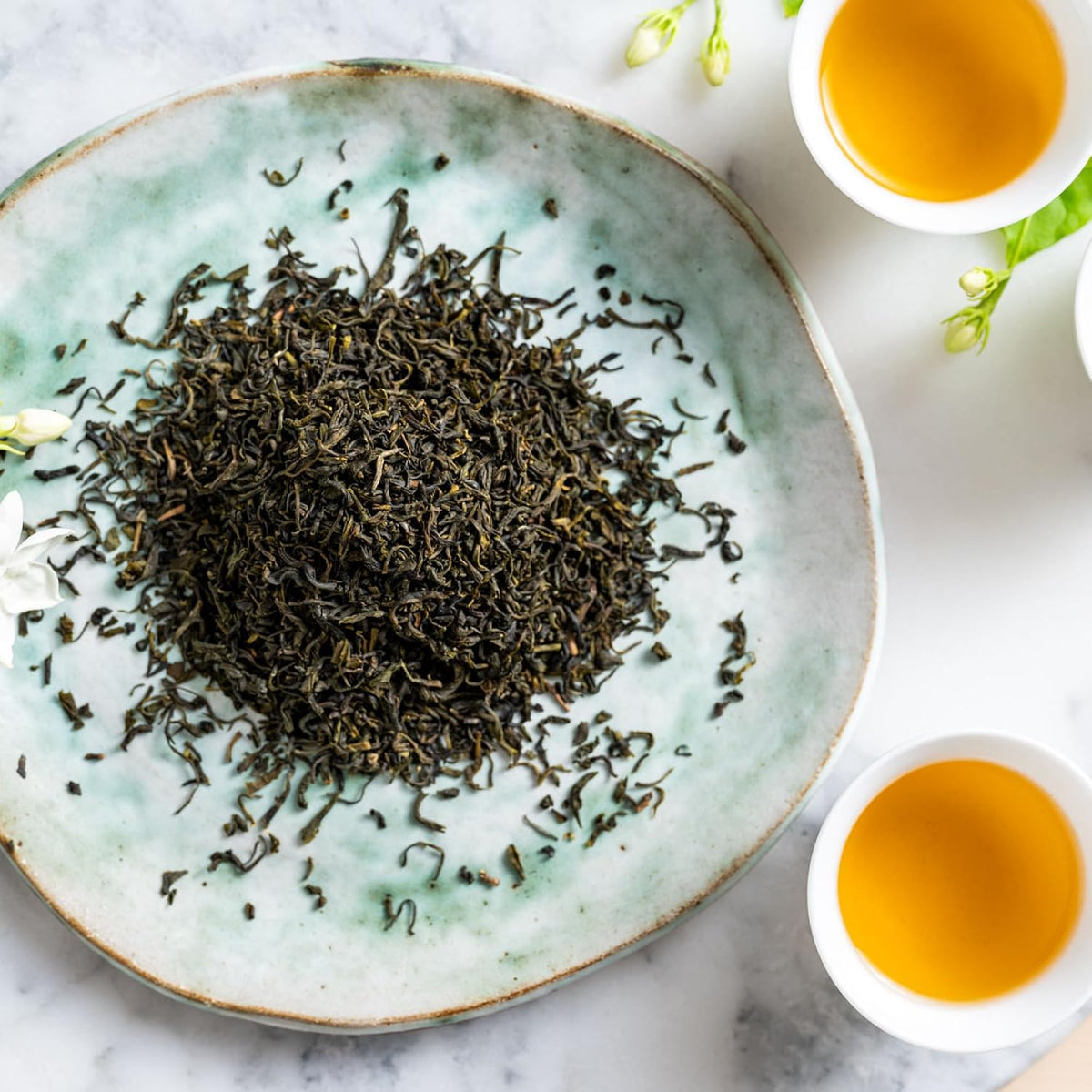 Rishi Tea Jasmine Organic Chinese Green Loose Leaf Tea, Caffeinated, 1lb