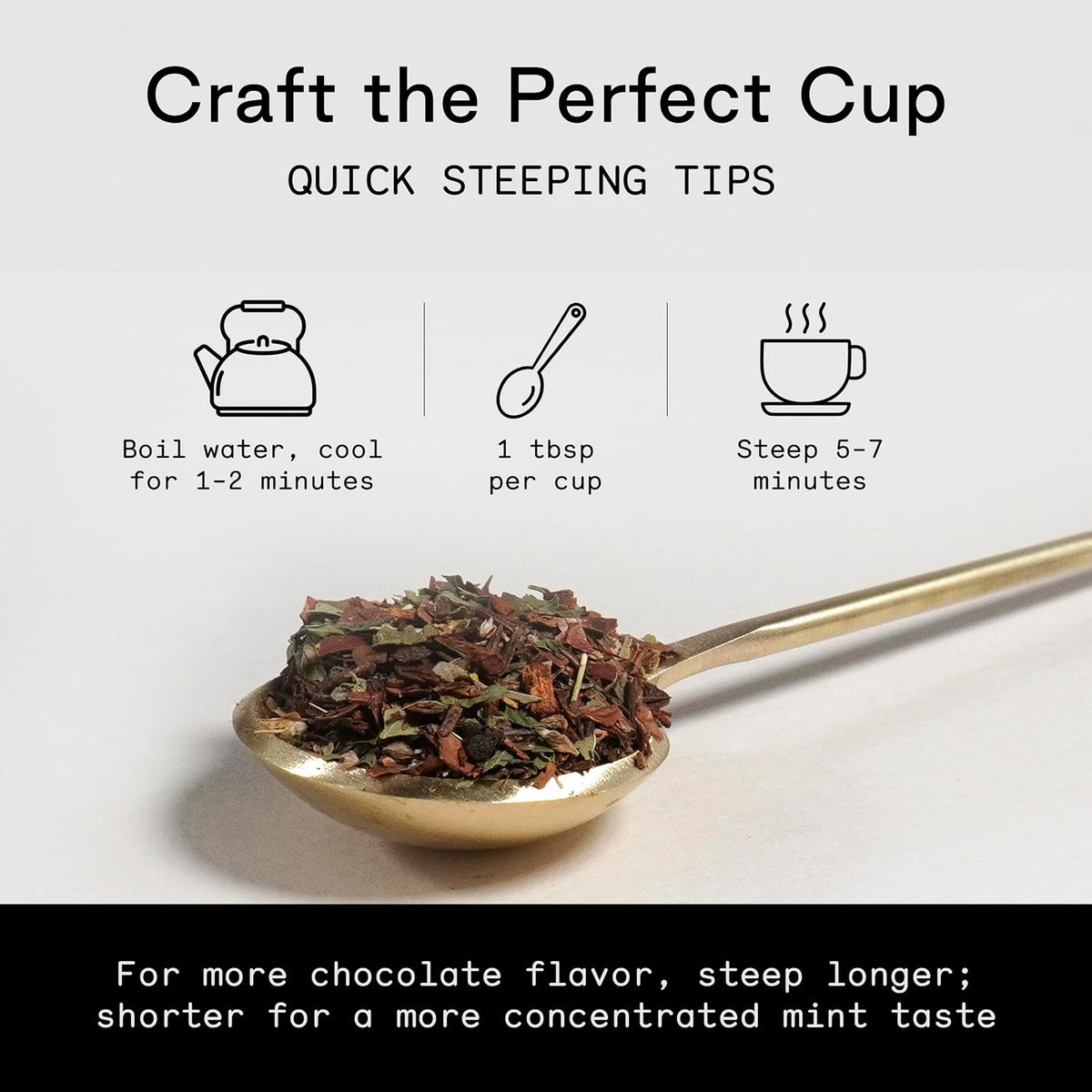 Firebelly Tea After Dinner Mint, Organic Chocolate & Mint Tea with Valerian Root, Loose Leaf Herbal Tea, Caffeine-Free, Chocolate Mint Tea for Your Evening Routine, 3.5 oz, Pack of 1