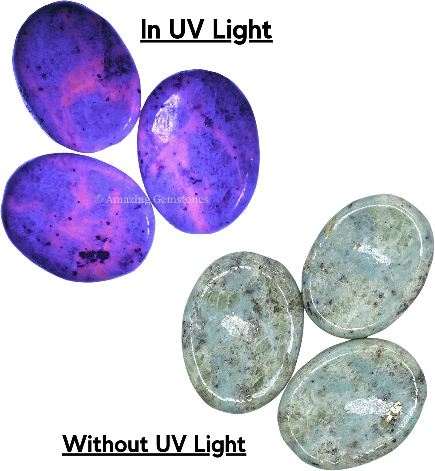 Amazing Gemstone Labradorite Thumb Worry Stone, Anxiety Stone, Healing Crystals - Piedra Crystal Fidget for Gift, Meditation, Calming, Relaxation, Stress Relief - Colors C