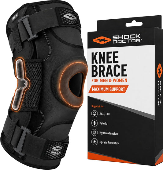 Shock Doctor Knee Brace for Men Hinged Knee Brace for Women, Knee Support