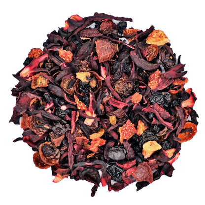 Kombucha.com Wildberry Marmalade BREW BOOSTER - Super Premium Elderberry, Currant, Strawberry Blend w/ Hibiscus & Botanicals for Creating Store Quality Kombucha, Flavored Iced Tea, Sangria, and More - All Natural, Loose Leaf, Caffeine Free, No Artificial