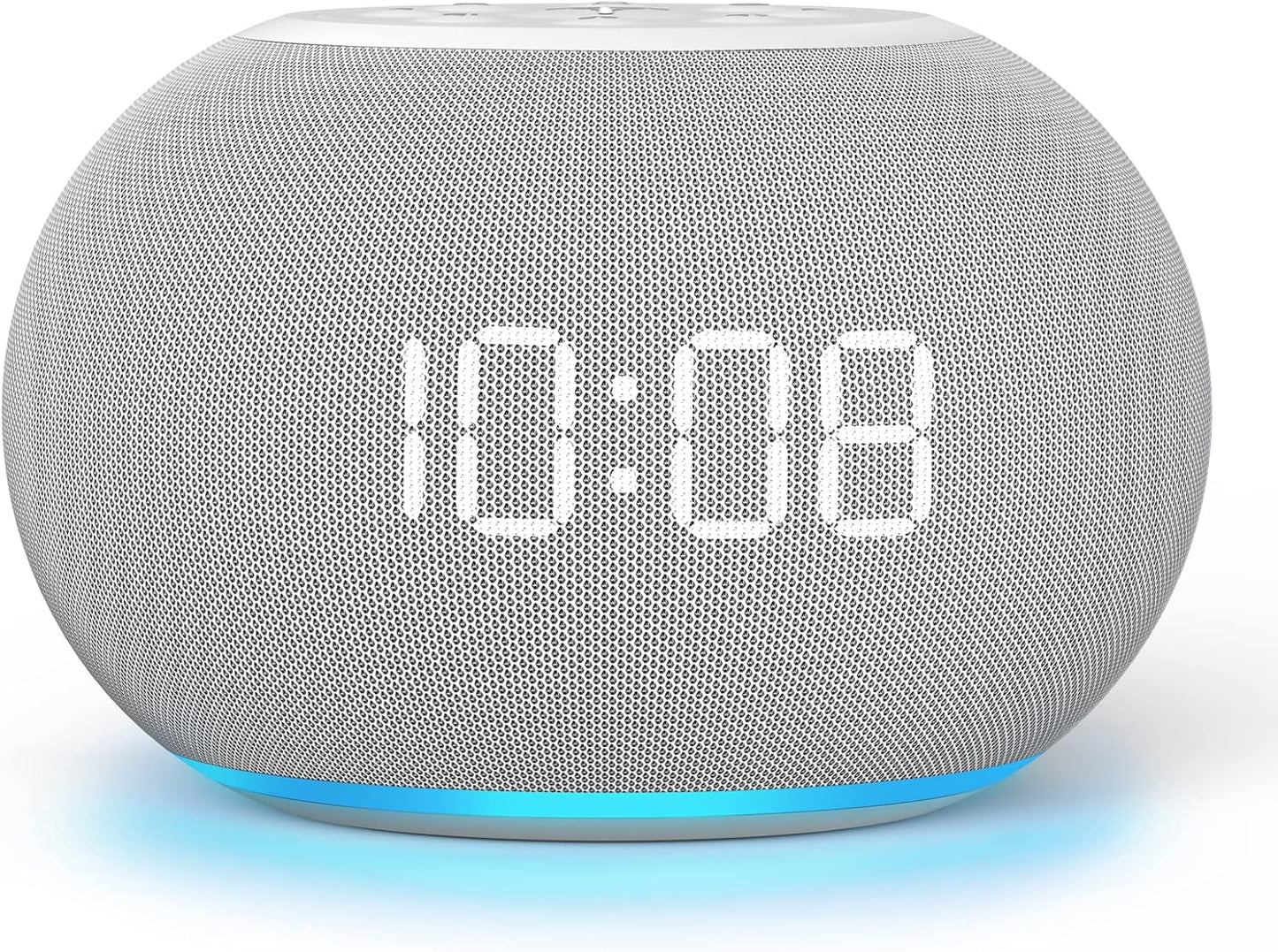Reacher Auto-Dimmable Sound Machine Alarm Clock with Night Light, 20 Soothing Sounds, LED Digital Display, Sleep Timer, Precise Volume Control, White Noise Soother for Baby, Adults, Bedrooms