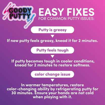 Color Changing Putty Fidget Toy for Kids Stress Relief and Therapy and Great ADHD Fidget Putty Toy That Changes Colors