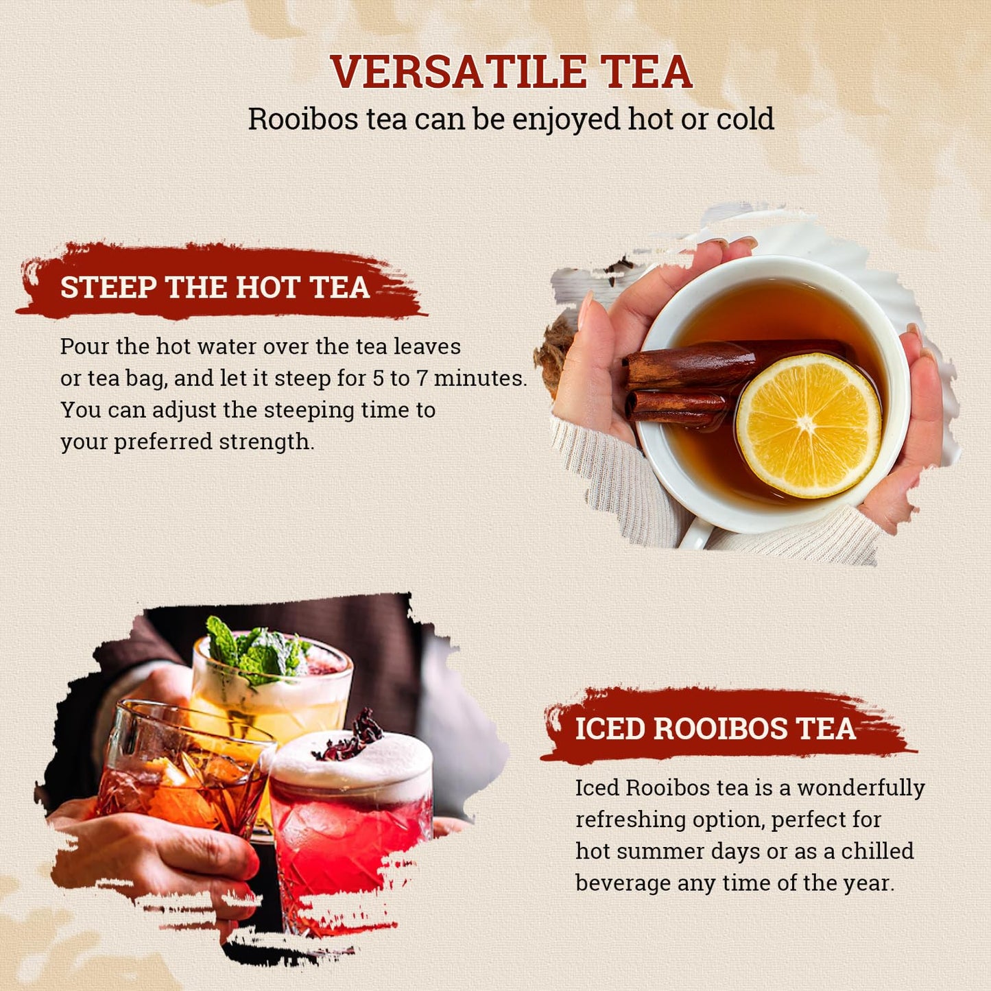 52USA Rooibos Tea Organic, 100 Tea bags, Pure Premuim Rooibos Tea, Naturally Sweet Herbal Tea, Caffeine Free Rooibos Tea, Farmed in South Africa, 9oz (250g)