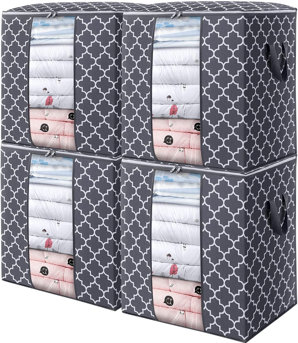 Storage Bags 3 Pack 100L Clothes Organization and Storage Containers