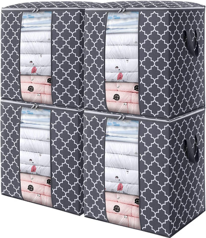 Storage Bags 3 Pack 100L Clothes Organization and Storage Containers
