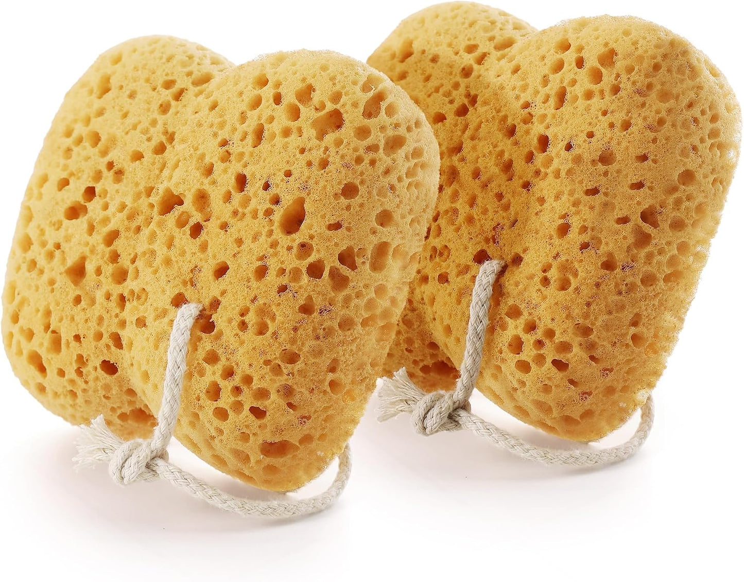Bath Sponge, 2Pcs Large Shower Sponges for Women Men | Soft Sponge for Bathing, Exfoliating Wash Sponge Body Puff with Dense Foam for Gentle & Deep Cleanse for Sensitive Dry Skin
