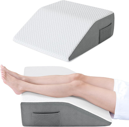 Cozymaker 7.5-inch Bed Wedge Pillow for Sleeping Back Support Pain Relief
