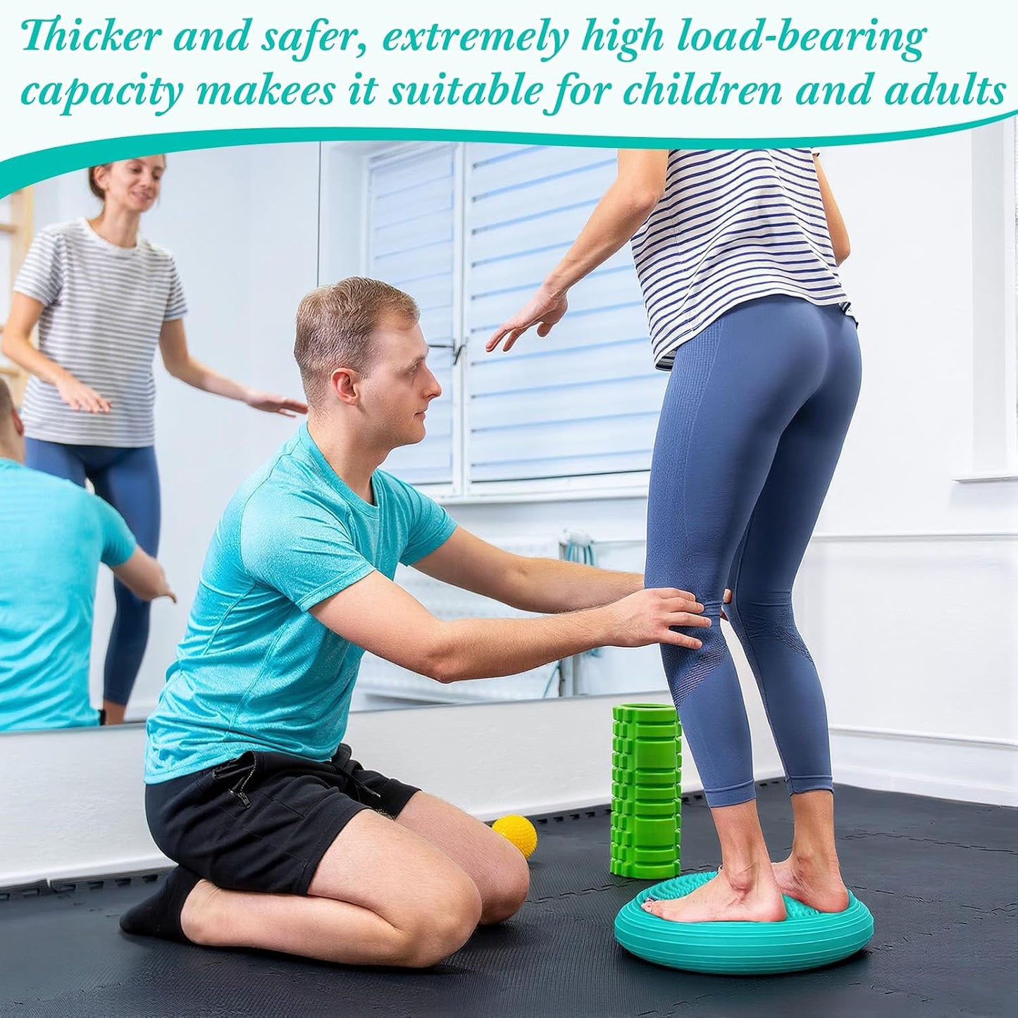 Libima 4 Pcs Wiggle Seat Inflated Wobble Cushion for Sensory Kid 13 Inches Balance Disc Flexible Seating for Classroom Sensory Pad for Chair Wiggle Cushion