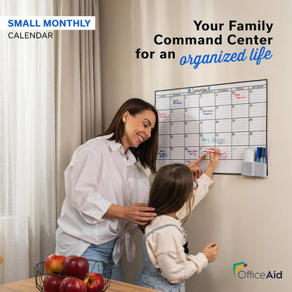 Large Dry Erase Calendar for Wall 36x48, Big Classroom Giant Month, Undated Reusable Family Monthly, Rolled Whiteboard White Board, Calendar Dry Erase Planner for Wall Erasable Large Office 48x36