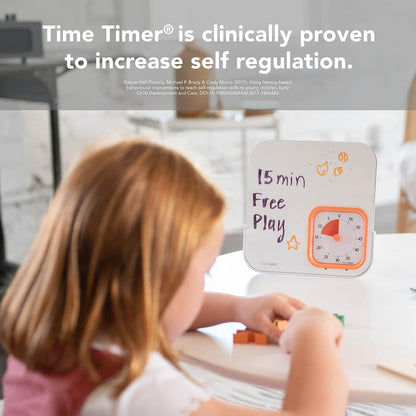 TIME TIMER MOD with Dry Erase Board — 60-Minute Visual Countdown Timer with Magnetic Whiteboard — for Notes, Chores, Classroom and Office Reminders, Visual Schedules, for Kids and Adults (Charcoal)