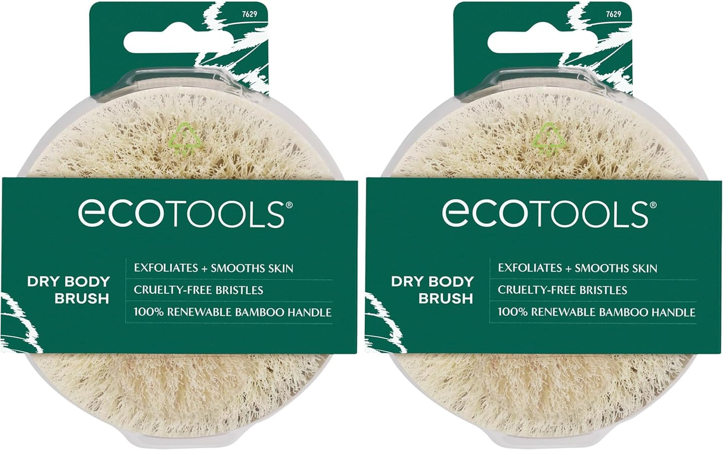 EcoTools Dry Body Brush, for Post Shower & Bath Skincare Routine, Removes Dirt and Promotes Blood Circulation, 1 Count