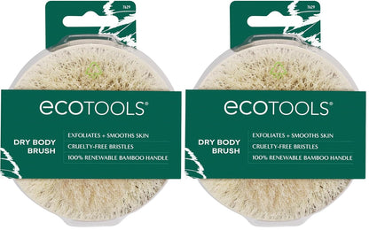 EcoTools Dry Body Brush, for Post Shower & Bath Skincare Routine, Removes Dirt and Promotes Blood Circulation, 1 Count