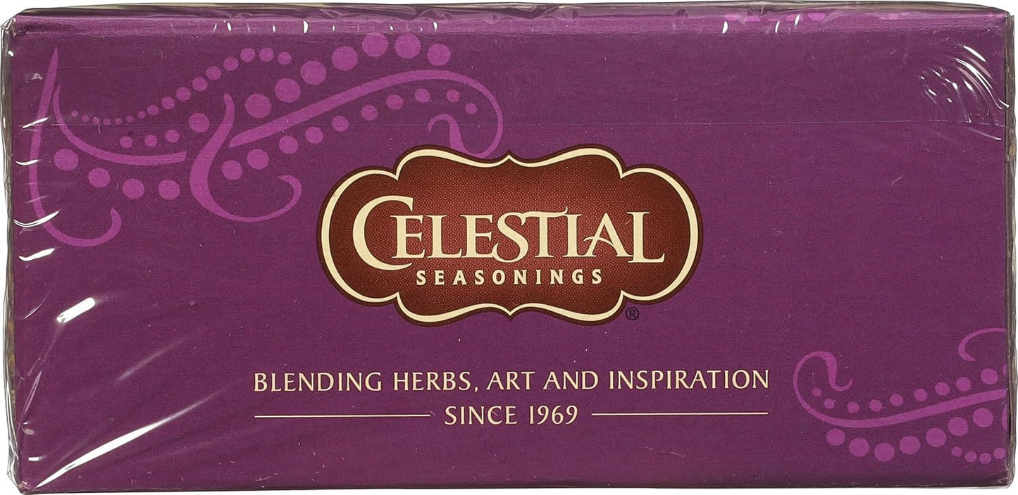 Celestial Seasonings Hibiscus Tea, Red Zinger Herbal Tea, Caffeine Free, 20 Tea Bags