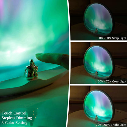 mamre Romantic Dimmable Sunset Lamp Home Decor Sunset Table Lamp Gift for Living Room Bedroom