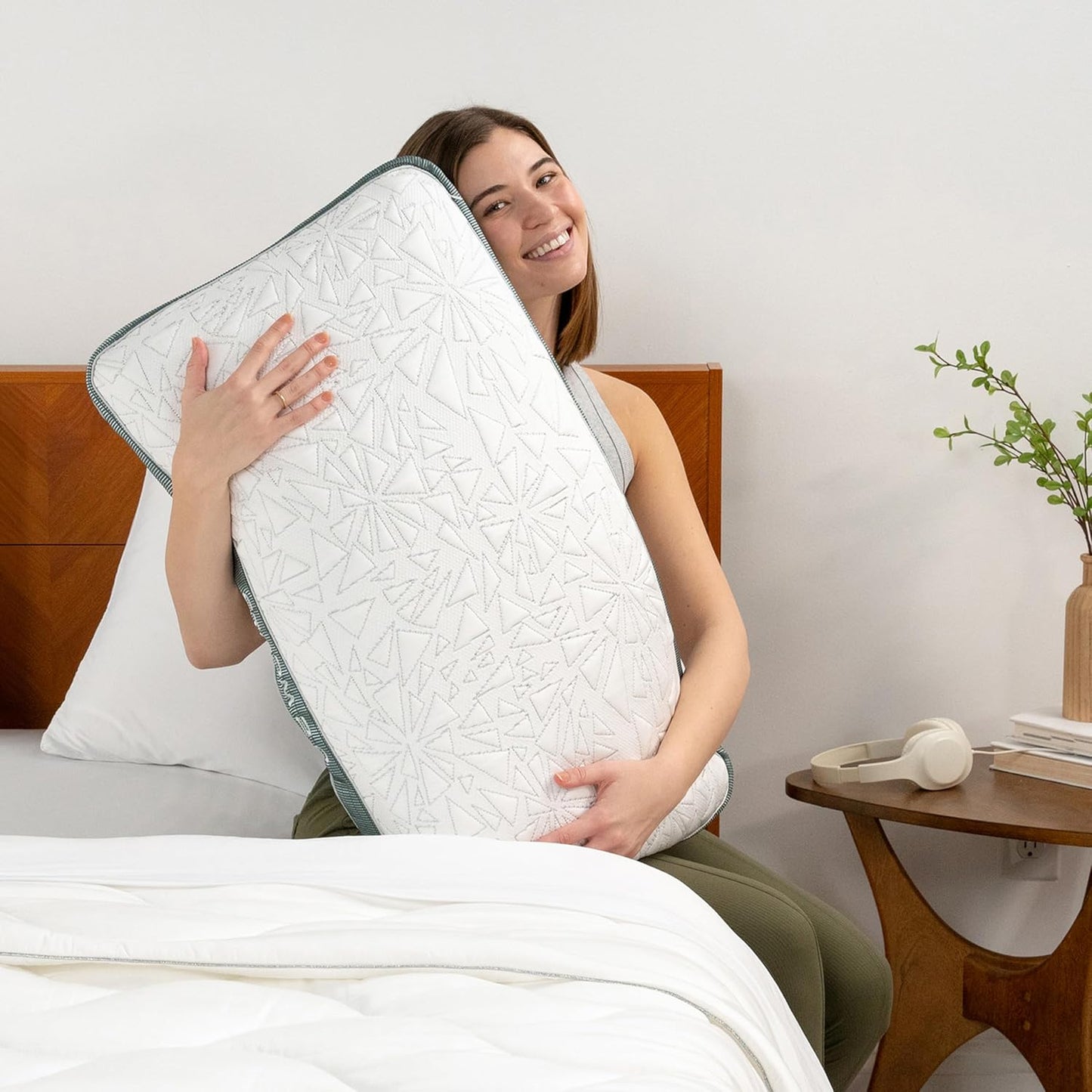 Bedgear Storm Performance Pillow, 1.0 Cooling Pillow for Side Sleepers, Medium Firm Support, Ver-Tex Cooling Cover, Air-X Mesh, Washable
