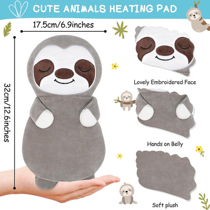 Microwave Heating Pad for Period Cramps,Otter Microwavable Heating Pad for Shoulder Neck Back Knee Pain Relief with Lavender Scented,Cute Otter Plush Toys Heat Pack for Women Kids Birthday