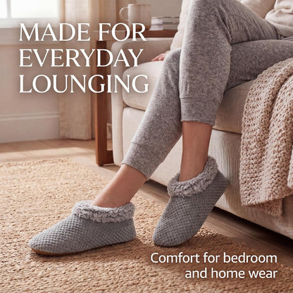 Cozylook Fuzzy Slippers for Women Indoor Soft Sole Slipper Socks
