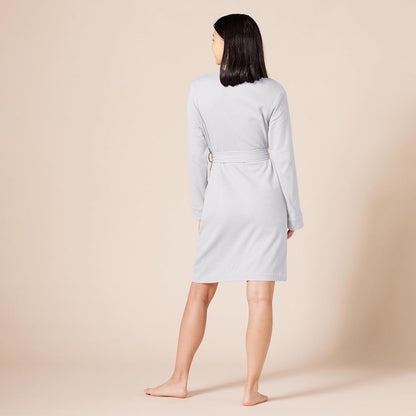 Amazon Essentials Women's Lightweight Cotton Waffle Mid-Length Bathrobe (Available in Plus Size)