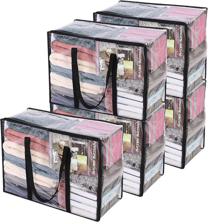 Vieshful Clear Storage Bags for Clothes Blanket Comforter & Bedding