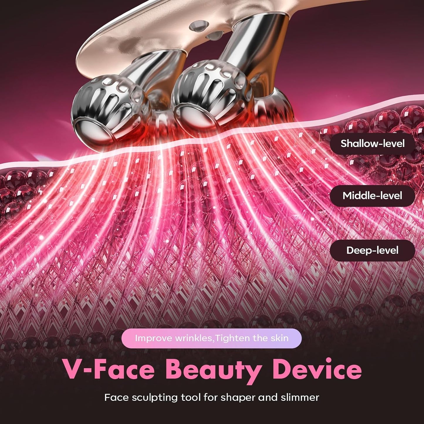 2026 New Wireless Face Massager Tool - Korean Skin Care - Lifting & Slimming for Women - Portable for Home & Travel