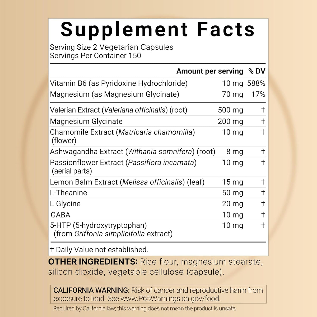 NatureBell Valerian Root for Sleep, 300 Veggie Capsules with Magnesium Glycinate, Chamomile, Passionflower, Lemon Balm, Ashwagandha, & More – Relaxation & Sleep Support Supplement – Melatonin Free