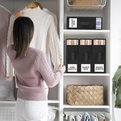 StorageTastic Bed Sheet Closet Organizers and Storage Under Bed Storage
