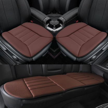 kingphenix Car Seat Cushion with 1.2inch Comfort Memory Foam, Seat Cushion for Car and Office Chair (Black)
