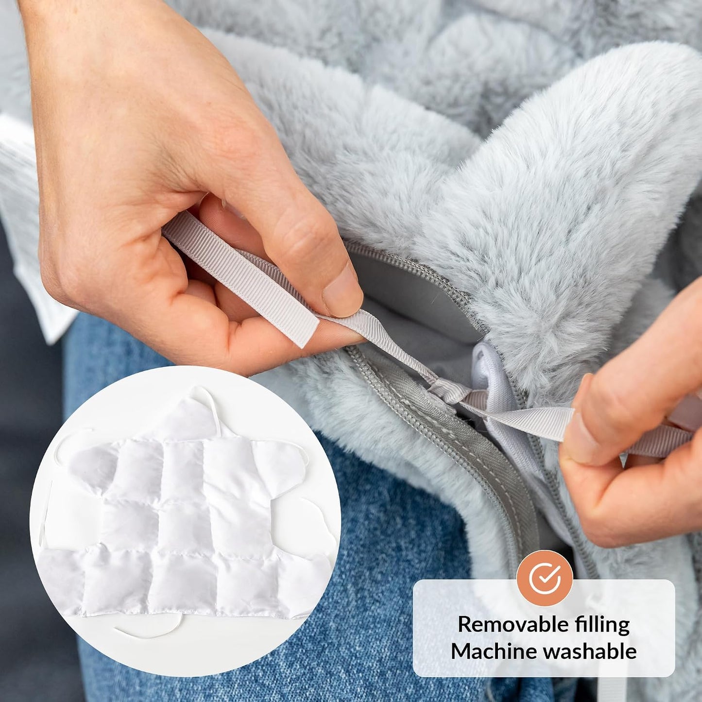 ODOXIA Weighted Lap Pad for Kids 5Lbs | Calming & Comforting | Cat Animal | Sensory Product | Blanket for Special Needs | Carrying Bag Included